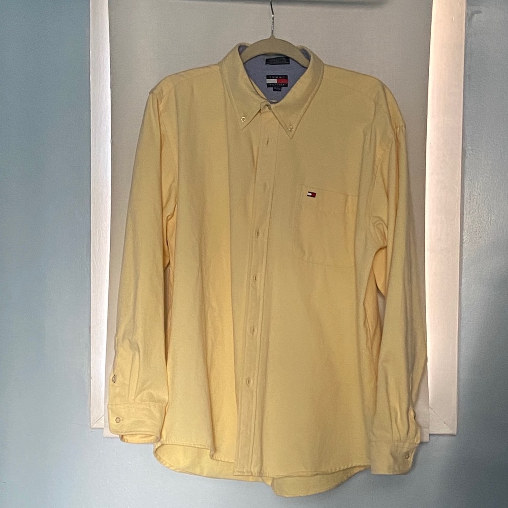 Yellow Tommy Hilfiger button up